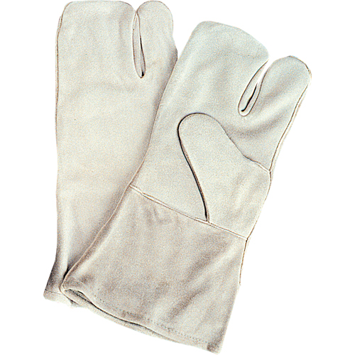 Gants de soudeur d'usage standard, Cuir de vache refendu, Taille Grand Par Equipment