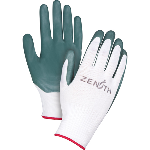 Gants enduits l&eacute;gers, 11/2T-Grand, R&ecirc;vetement Nitrile, Calibre 13, Enveloppe en Polyester Par Equipment