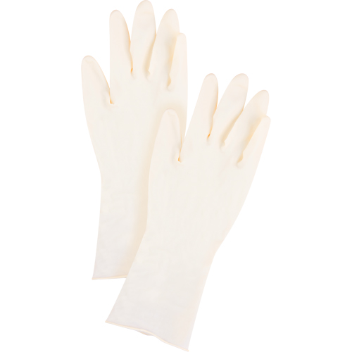 Gants jetables, Petit, Latex, 11 mils, Sans poudre, Naturel, Classe 2 Par Equipment