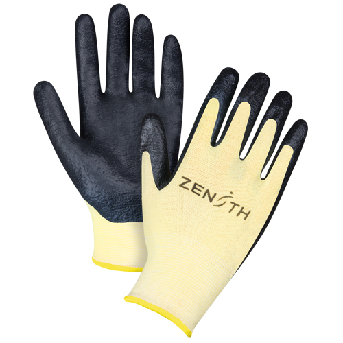 Gants r&eacute;sistants &agrave; la coupe avec prise sup&eacute;rieure, Taille 2T-Grand/11, Calibre 13, Rev&ecirc;tement Mousse de nitrile, Enveloppe en Aramide, ANSI/ISEA 105 niveau 3/EN 388 niveau 5 Par Equipment