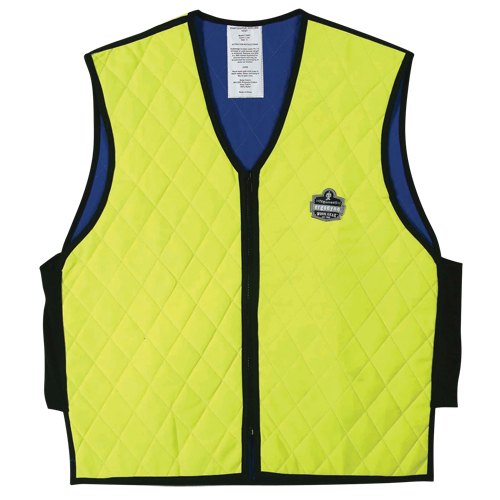 Vestes refroidissantes &agrave; &eacute;vaporation humide Chill-Its 6665, Moyen, Jaune lime haute visibilit&eacute; Par Equipment