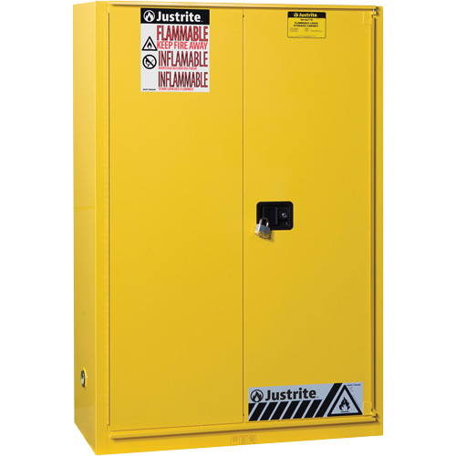 Sure-Grip&reg; Ex Flammable Storage Cabinets, 45 gal., 1 Door, 43" W x 65" H x 18" D Par Equipment
