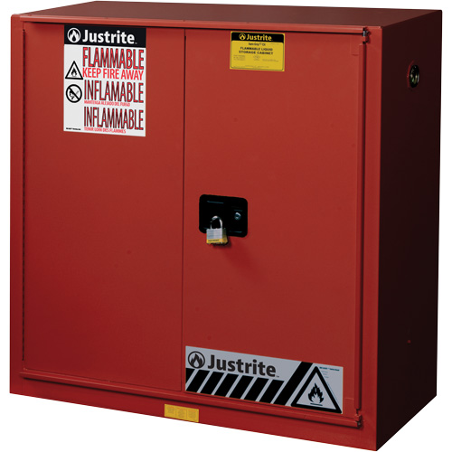 Sure-Grip&reg; EX Combustibles Safety Cabinet for Paint and Ink, 40 gal., 3 Shelves Par Equipment