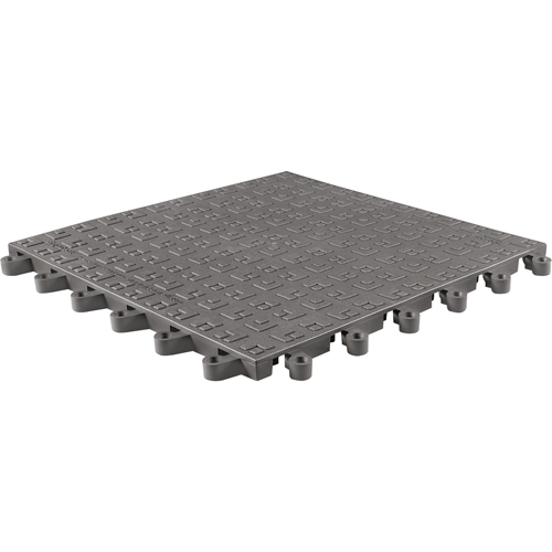 Tapis ErgoDeck Soft No 566, PVC, 1-1/2' la c, 1-1/2' lo, 7/8" &eacute;paisseur, Charbon Par Equipment