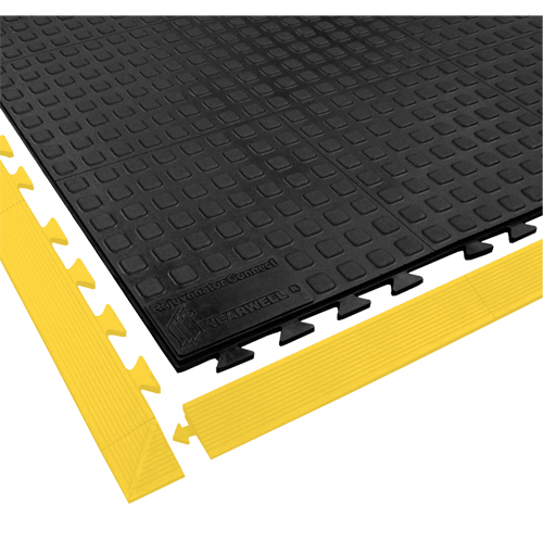 Rejuvenator Connect No. 502 Matting, Polyurethane, 3' W x 3' L, 5/8" Thick, Black Par Equipment