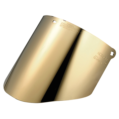 Total Performance Faceshield Window, Polycarbonate, Green Tint Par Equipment