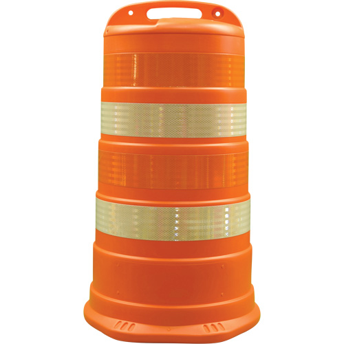 Barils pour canalisation du trafic Trailboss, Hauteur 41,27'', Orange Par Equipment