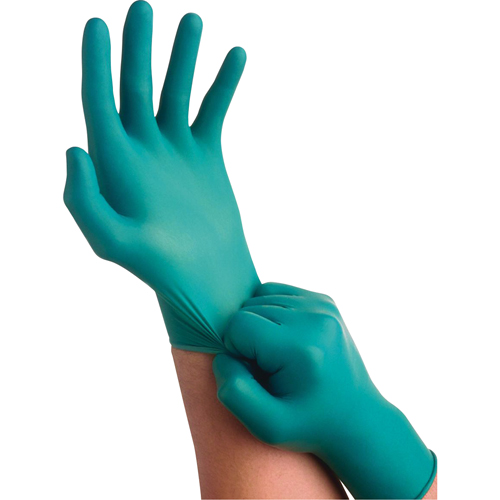 Gants TouchNTuff 92-600, T-Grand, Nitrile, 5 mils, Sans poudre, Vert Par Equipment