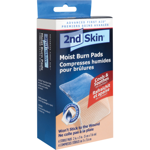 2nd Skin&reg; Moist Burn Pads, 2" x 3", Class 2 Par Equipment