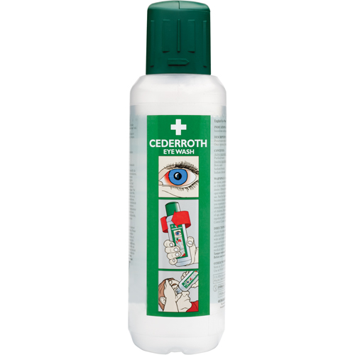 Solution ophtalmique Cederroth, Bouteille Plein, 500 ml Par Equipment