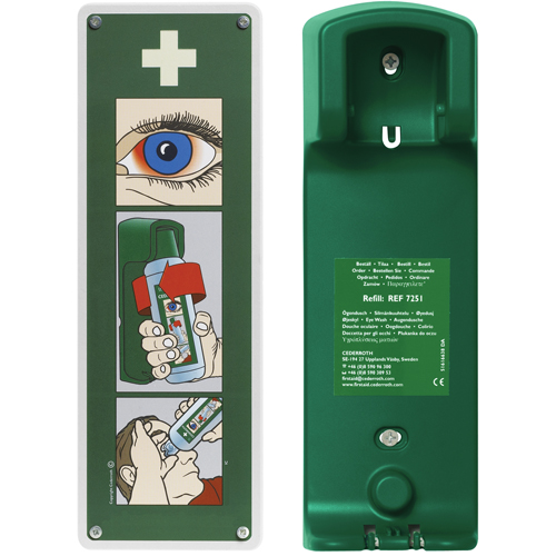 Support mural pour solution ophtalmique Cederroth Par Equipment