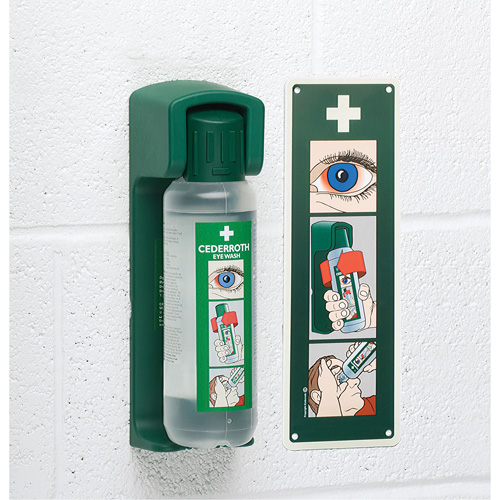 Support mural pour solution ophtalmique Cederroth Par Equipment