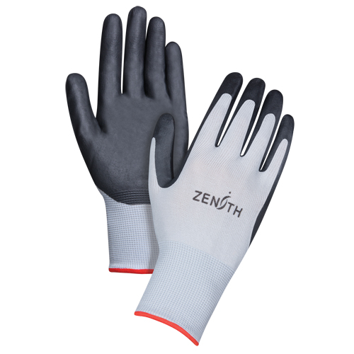 Lightweight Breathable Coated Gloves, 7/Small, Foam Nitrile Coating, 13 Gauge, Polyester Shell Par Equipment