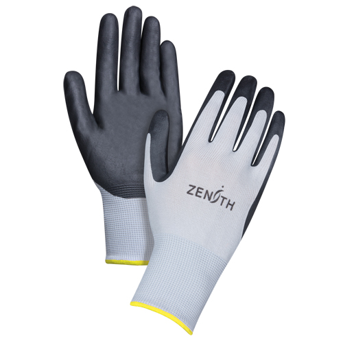 Lightweight Breathable Coated Gloves, 11/2X-Large, Foam Nitrile Coating, 13 Gauge, Polyester Shell Par Equipment