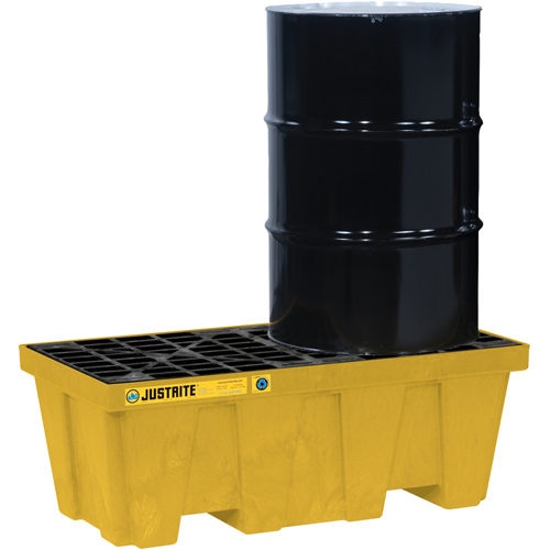 EcoPolyBlend Spill Control Pallets - Without Drain, 66 US gal. Spill Capacity, 49" x 25" x 18" Par Equipment
