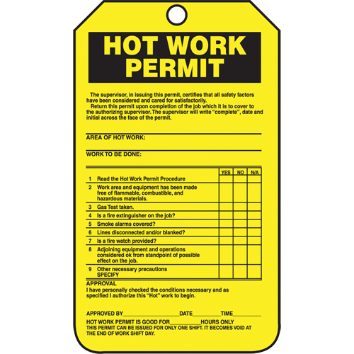 &eacute;tiquettes de s&eacute;curit&eacute; d'inspection et de contr&ocirc;le de l'&eacute;tat de l'&eacute;quipement, Papier cartonn&eacute;, 3-1/8" la x 5-7/8" h, Anglais Par Equipment