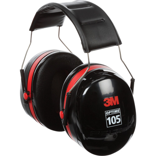 Serres-t&ecirc;tes de s&eacute;rie Peltor Optime 105, Bandeau, 30 NRR dB Par Equipment