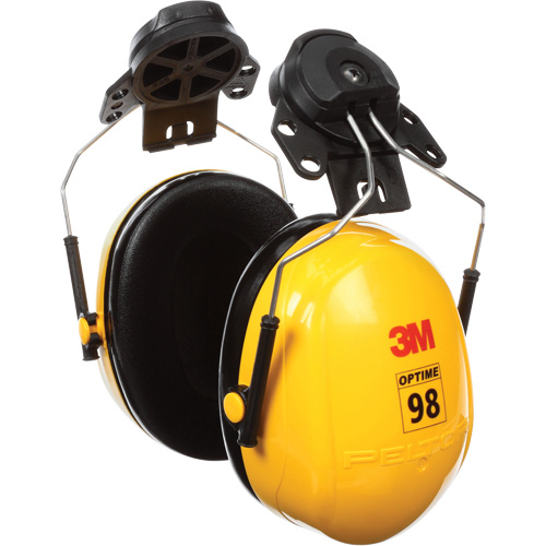 Serres-t&ecirc;tes de s&eacute;rie Peltor Optime 98, Fixation pour casque, 23 NRR dB Par Equipment