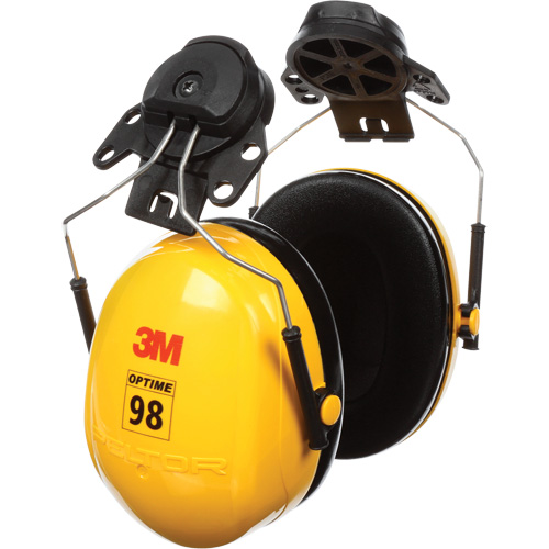 Serres-t&ecirc;tes de s&eacute;rie Peltor Optime 98, Fixation pour casque, 23 NRR dB Par Equipment
