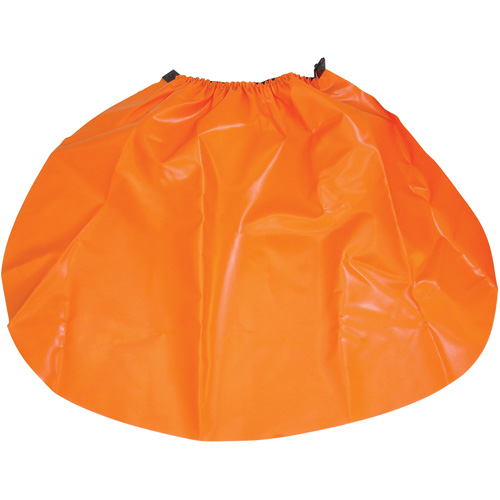 Hard Hat Rain Shield, One Size, Orange, Nylon/PVC Par Equipment