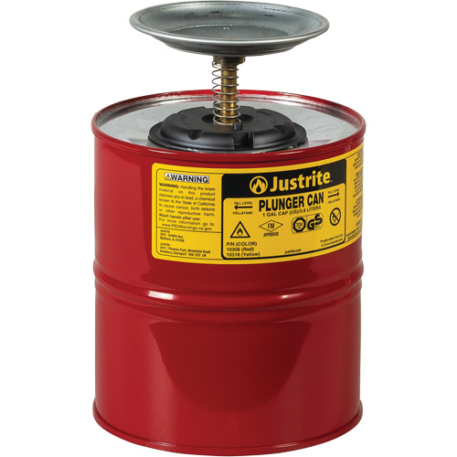Bidons plongeurs, Capacit&eacute; de 1 gal. US Par Equipment
