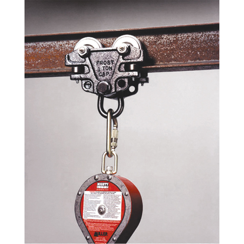Trousse d'adaptateur de connexion d'ancrage pour chariots de poutre Miller, Poutre en I/Acier, Usage Permanent Par Equipment