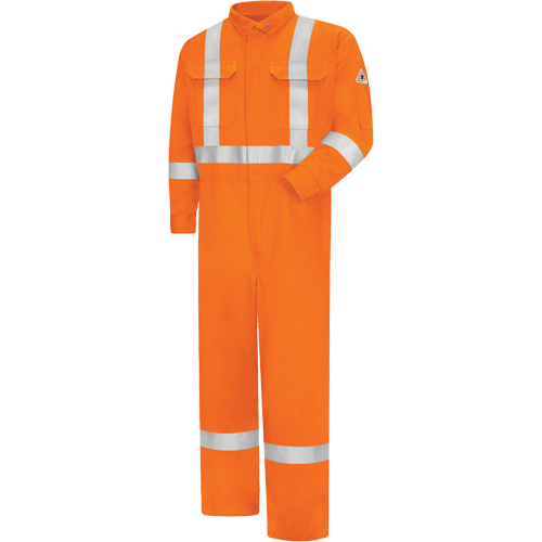 CSA Compliant 7 oz. Ultra Soft&reg; Coveralls, Men's, Orange, Size 38 Par Equipment