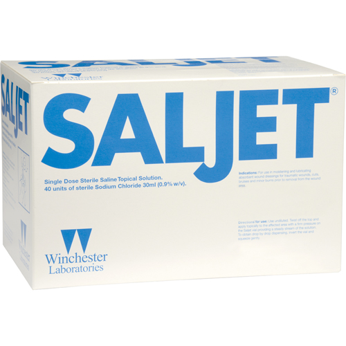 Saljet Single Dose Saline Solution, 1.01 oz. Par Equipment
