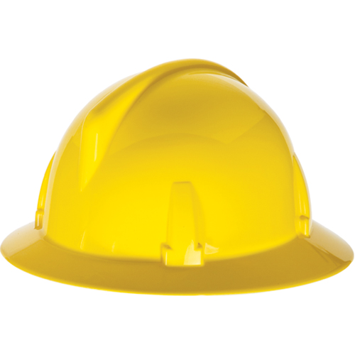 TopGard&reg; Full Brim Hardhat, Meets CSA Type 1, Ratchet Suspension, Non-Vented Par Equipment