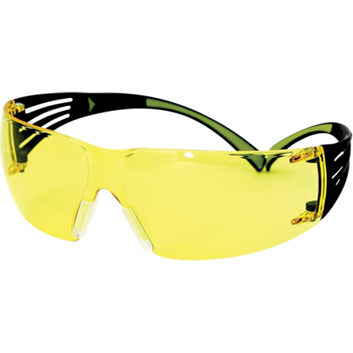 Securefit 400 Series Safety Glasses, Amber Lens, Anti-Fog/Anti-Scratch, ANSI Z87+/Meets/Exceeds CSA Z94.3 Par Equipment