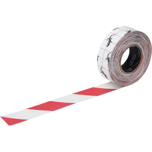 Premium Anti-Skid Tape, 2" x 60', Red & White Par Equipment