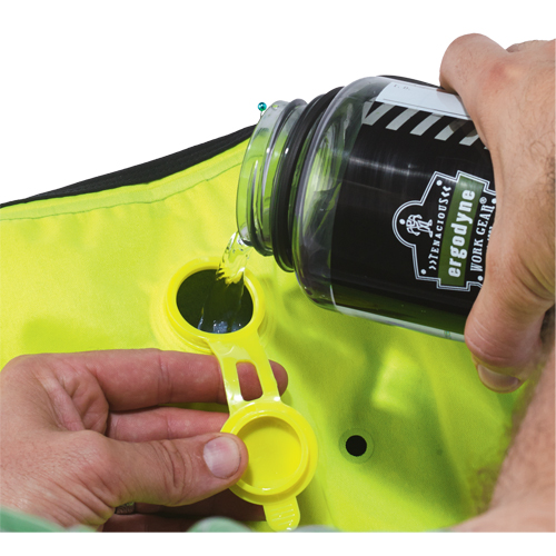 Vestes refroidissantes &agrave; &eacute;vaporation s&egrave;che Chill-Its 6685, Moyen, Jaune lime haute visibilit&eacute; Par Equipment