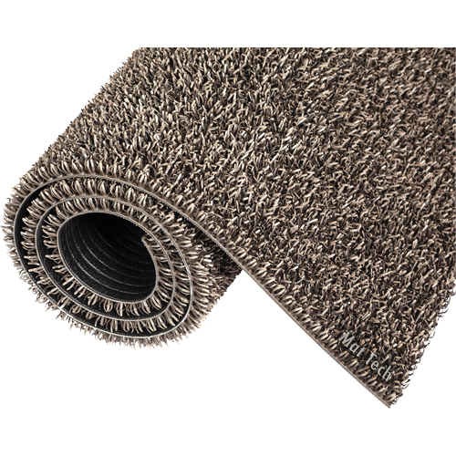Astro-Plus Mat, Polyethylene, Scraper Type, Textured Pattern, 3-3/10' x 4', Brown Par Equipment