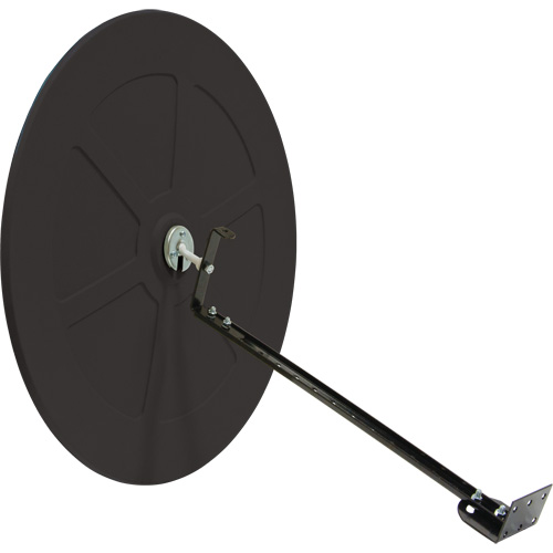 Miroir convexe avec support, Int&eacute;rieur/Ext&eacute;rieur, Diam&egrave;tre 36" Par Equipment