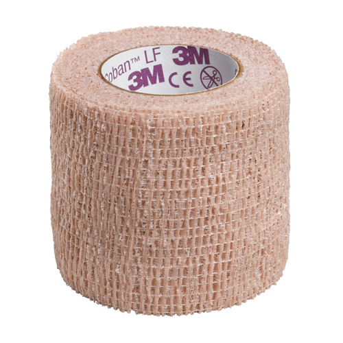 Coban Latex-Free Wraps, Cut to Size L x 2" W, Class 1, Self-Adherent Par Equipment