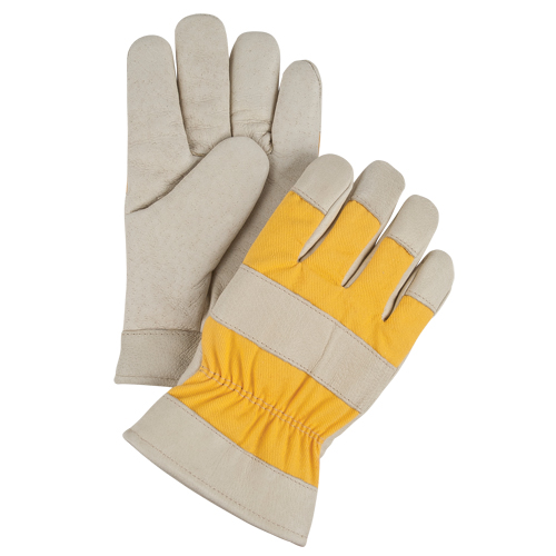 Gants de travail doubl&eacute;s pour l'hiver de premi&egrave;re qualit&eacute;, Moyen, Paume en Cuir fleur de porc, Doublure en Molleton de mousse Par Equipment