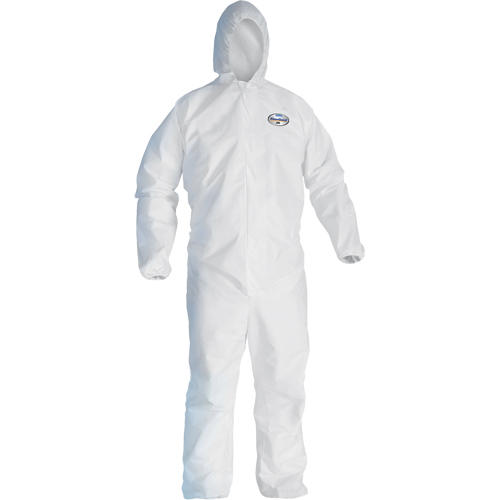 Combinaison Kleenguard A45 contre les liquides, les particules de pr&eacute;paration des surfaces et la peinture, Petit, Blanc, Micropore Par Equipment