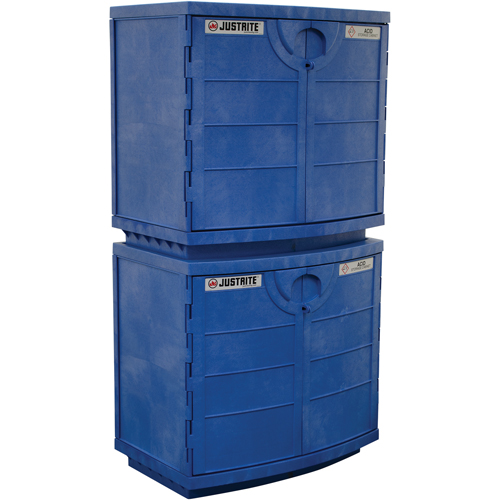 Polyethylene Corrosive/Acid Cabinet, 24 gal., 36" x 35" x 25" Par Equipment