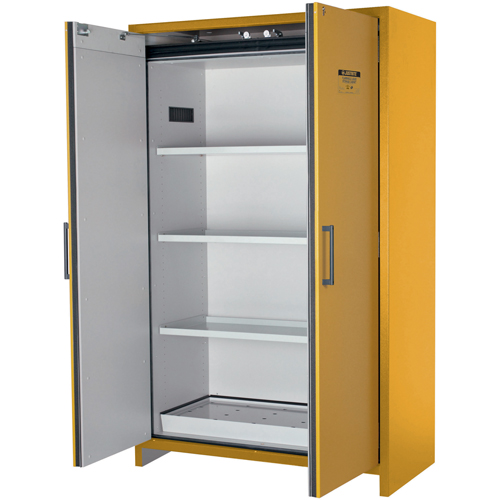 Armoire d'entreposage 90 minutes s&eacute;curitaire et conforme &agrave; la norme EN, 45 gal., 2 Porte(s), 46,97" La x 76,89" h x 24,21" p Par Equipment