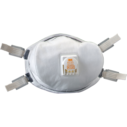 Respirateurs contre les particules 8233, N100, Certifi&eacute; NIOSH Par Equipment