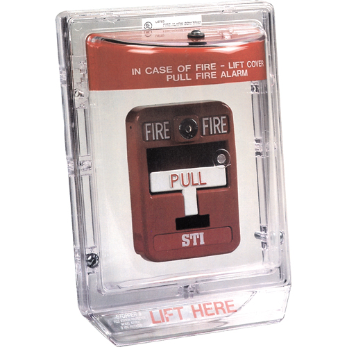Couvercles pour alertes d'incendie - couvercles pour alertes int&eacute;rieures Stopper II, En surface Par Equipment