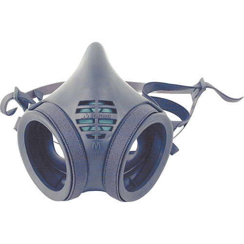 8000 Series Half-Mask Respirator, Elastomer/Thermoplastic, Large Par Equipment