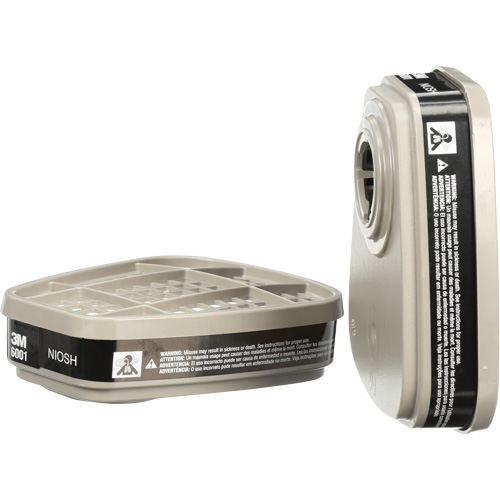 Cartouches pour respirateur s&eacute;rie 6000, Cartouche gaz/vapeur, Vapeur organique Par Equipment