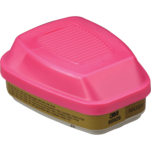 6000 Series Respirator Cartridges, Gas/Vapour Cartridge, Multi-Gas/Vapour/P100 Par Equipment