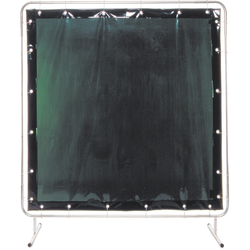 Welding Screen and Frame, Green, 5' x 9' Par Equipment