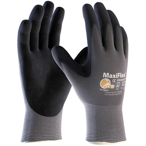 Gants MaxiFlex Ultimate ATG, 6/T-petit, R&ecirc;vetement Mousse de nitrile, Calibre 15, Enveloppe en Nylon Par Equipment
