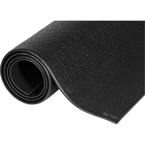 Tapis Comfort-King, Lisse, 3' x 4' x 3/8", Noir, &eacute;ponge Par Equipment