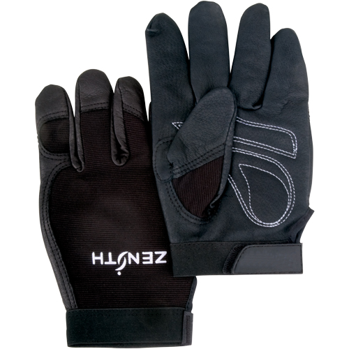 ZM300 Mechanic's Gloves, Grain Cowhide Palm, Size Medium Par Equipment