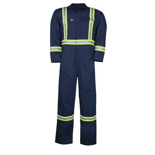 Westex UltraSoft&reg; Unlined Coveralls, Size 34/36, Navy Blue, 12.4 cal/cm2 Par Equipment