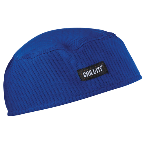 Chill-Its&reg; 6630 Cooling Skull Caps, Blue Par Equipment